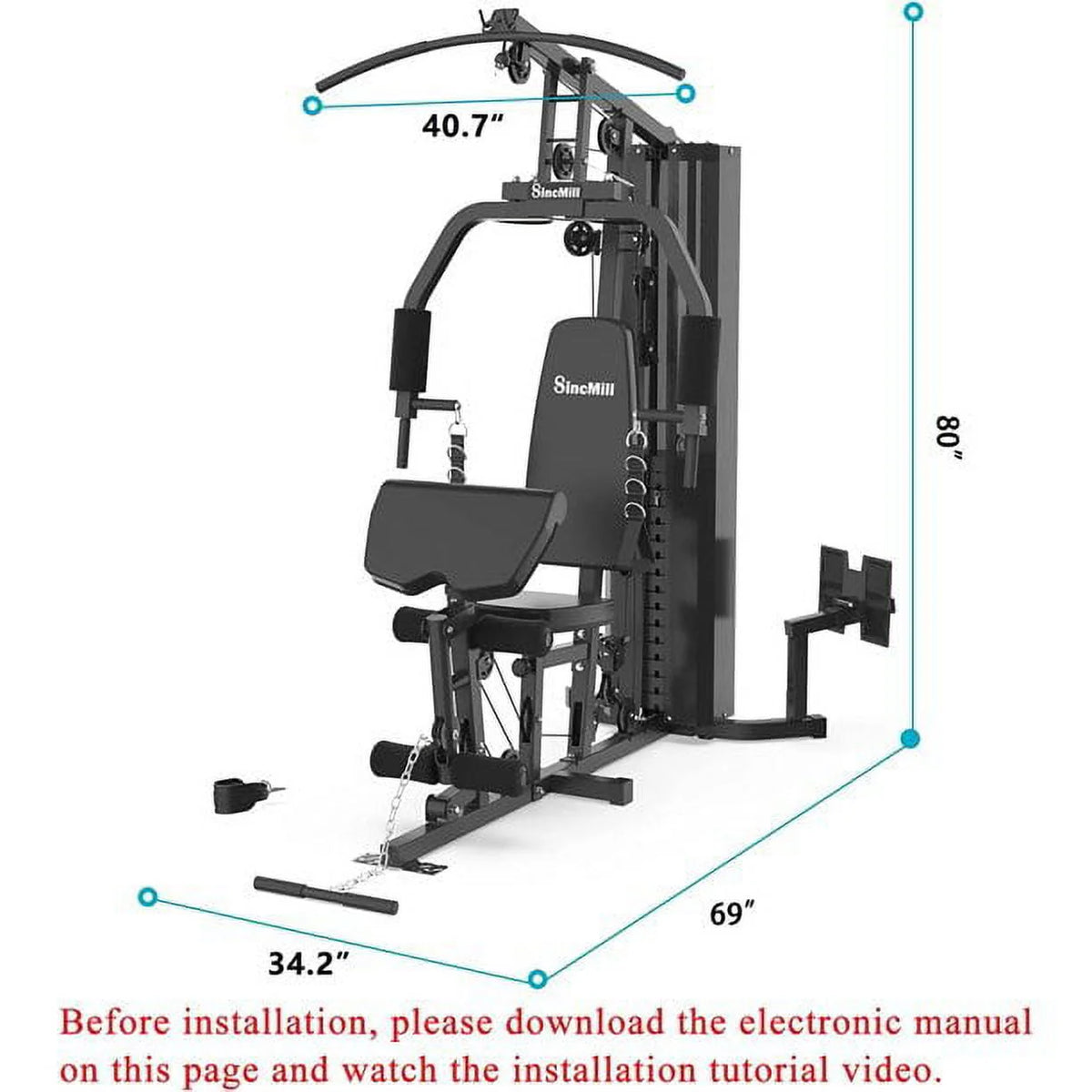 Multifunctional Full Body Home Gym Equipment P899496