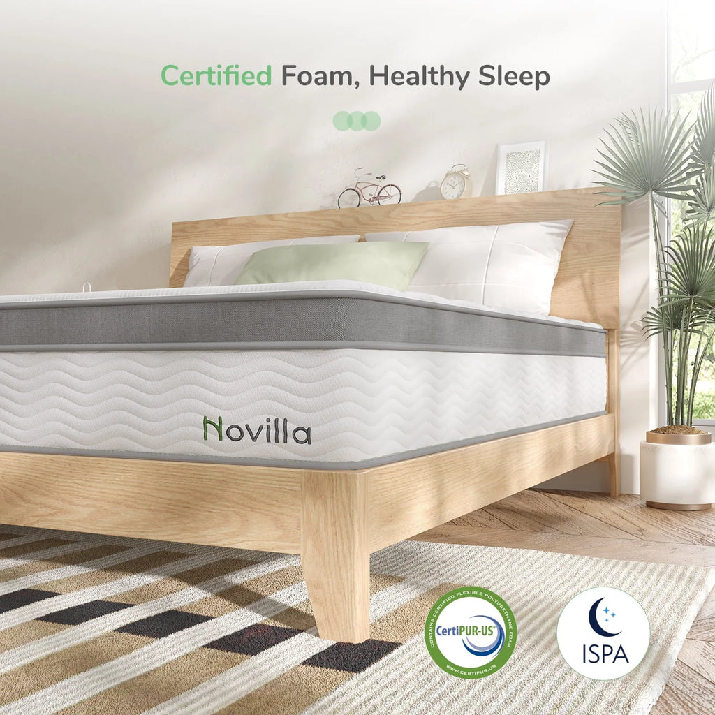 10 Memory Foam Pocket Spring Hybrid Mattress C72775