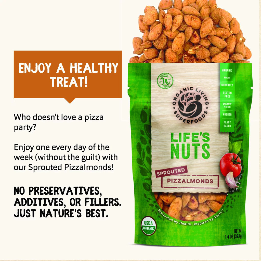 Organic Sprouted Salt & Vinegar Almonds 1.4oz M69626