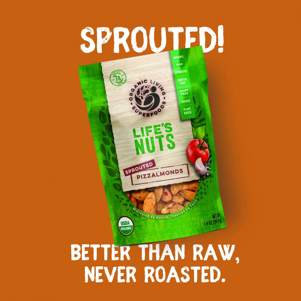 Organic Sprouted Salt & Vinegar Almonds 1.4oz M69626