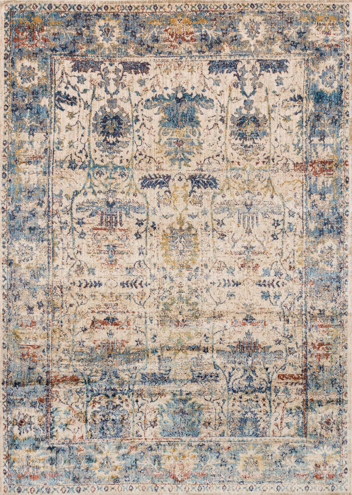 Sand Lt. Blue 6'7 x 9'2 Rug G14237