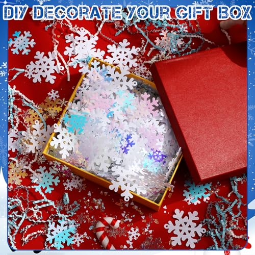 1 Lb Snowflake Glitter Confetti Table Scatter, 2 Pack F419356