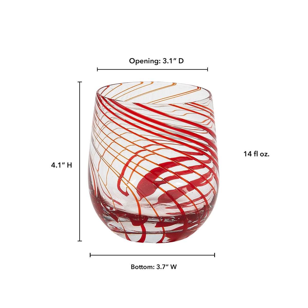 Drinking Glasses Set of 6 X600