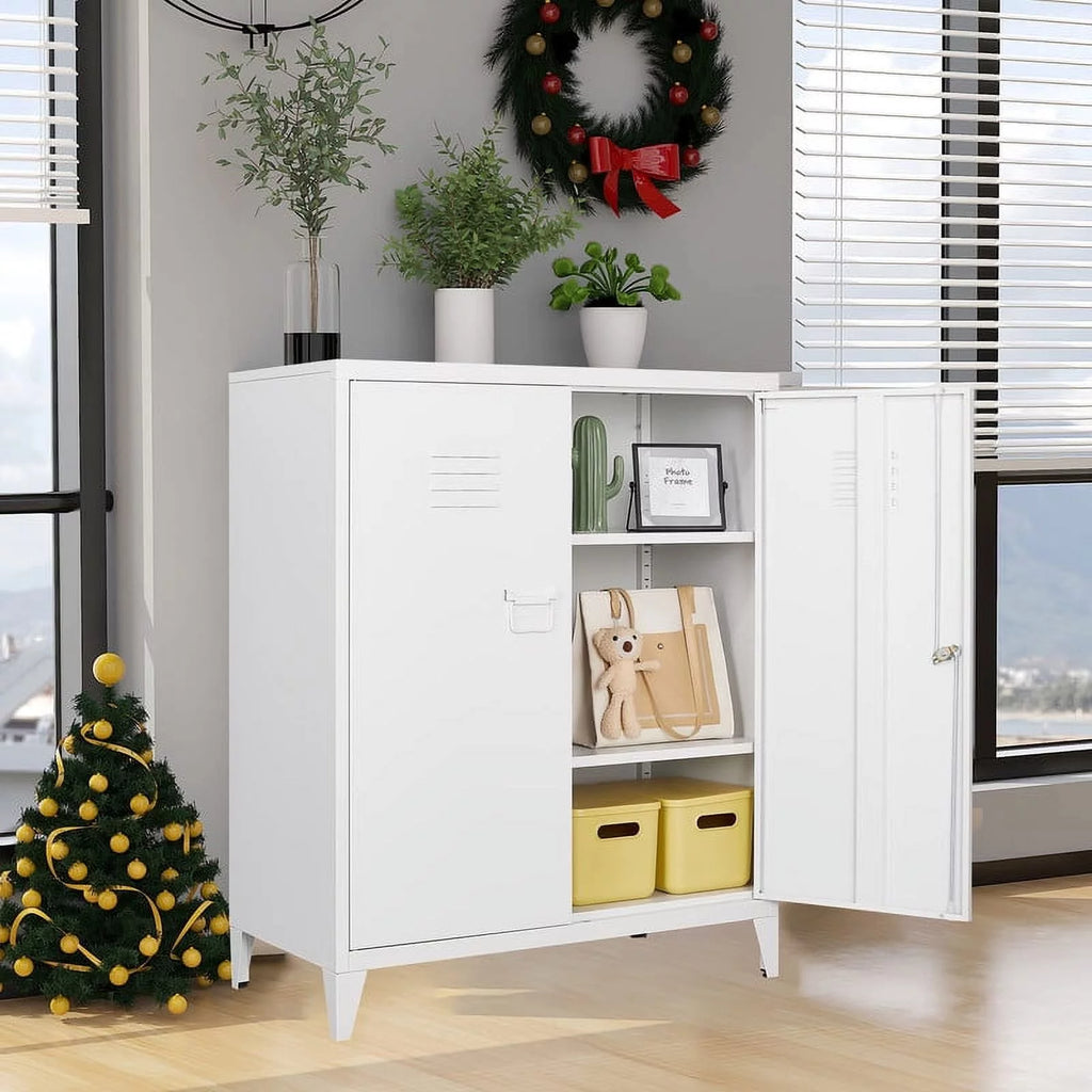 Metal Locker with 2 Doors V4040