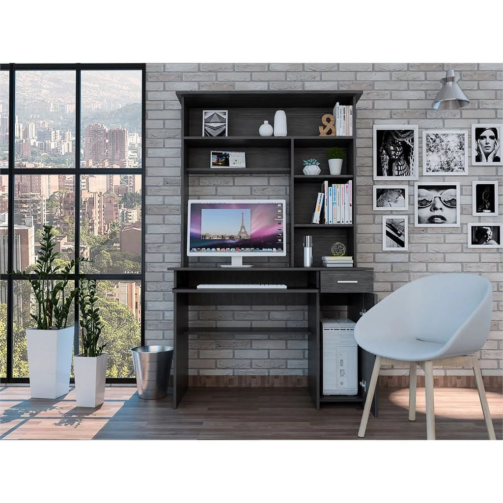 Engineered Wood Desk in Gray S78713