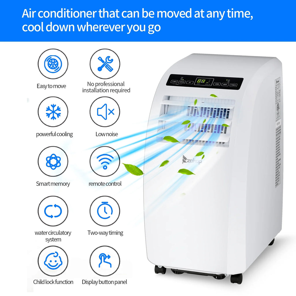 12000 BTU Portable Air Conditioner, Dehumidifier, Fan J2289