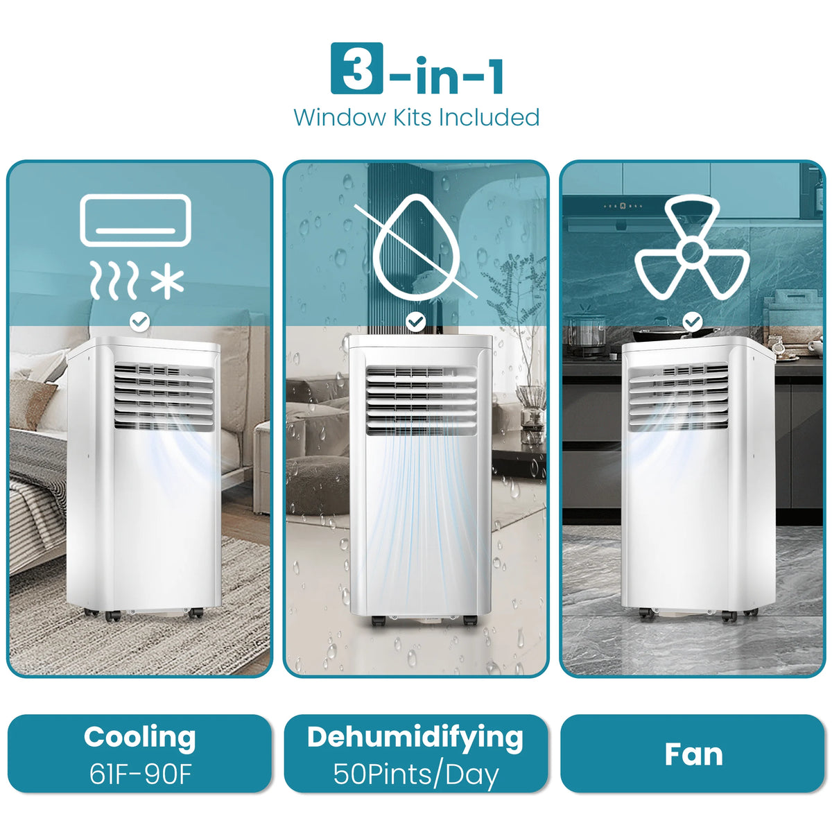5000 BTU Portable Air Conditioner E801363