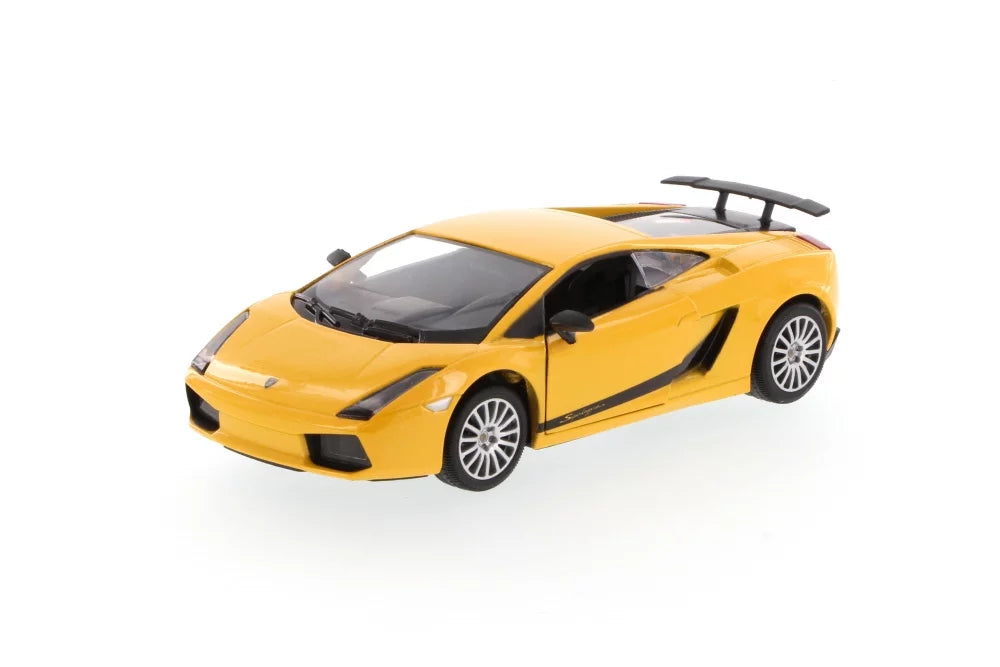 Yellow 1/24 scale Diecast Model Toy Car with Display Case U185
