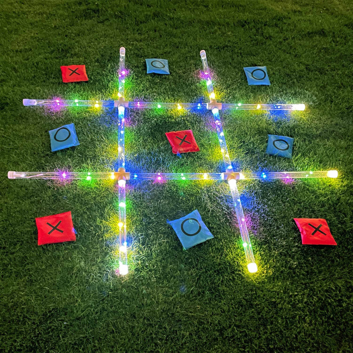 Giant Tic Tac Toe Yard Game with Light H454