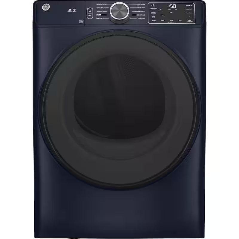 7.8 cu. ft. Smart Front Load Electric Dryer Sapphire Blue H8115