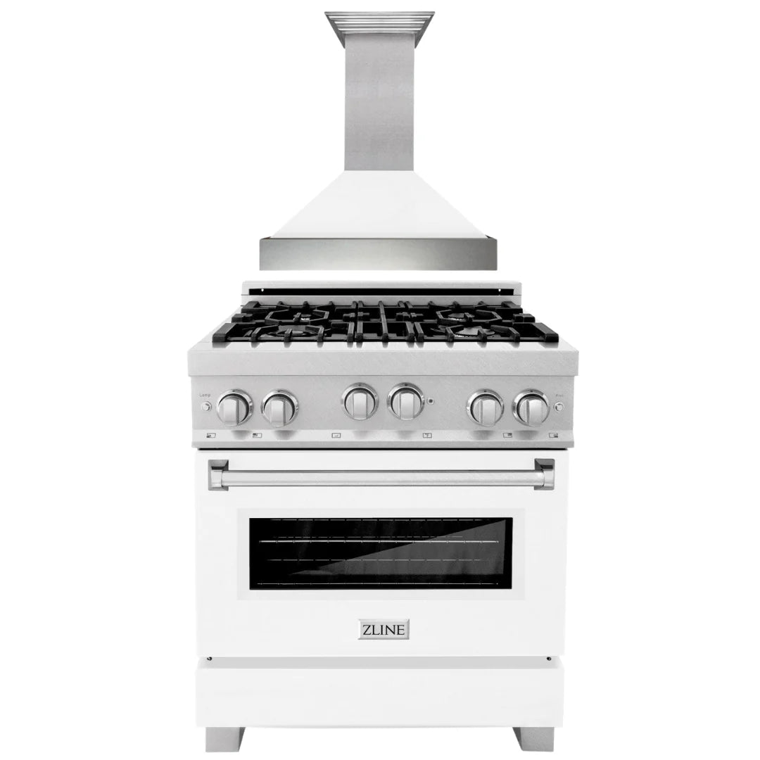 30 Gas Range and Range Hood Appliance Package X611699