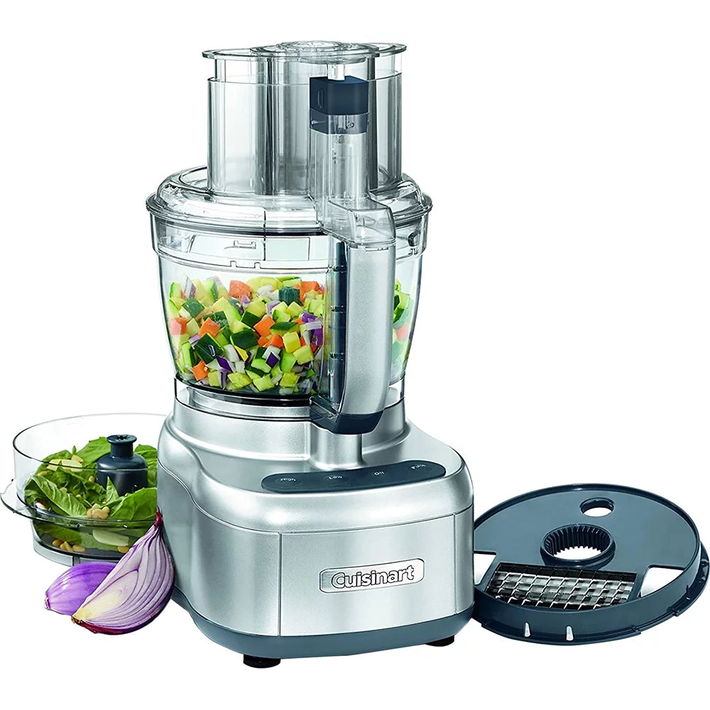 13 Cup Food Processor with Dicing Kit and 12 Piece Stainless Steel Knife Set Q21204