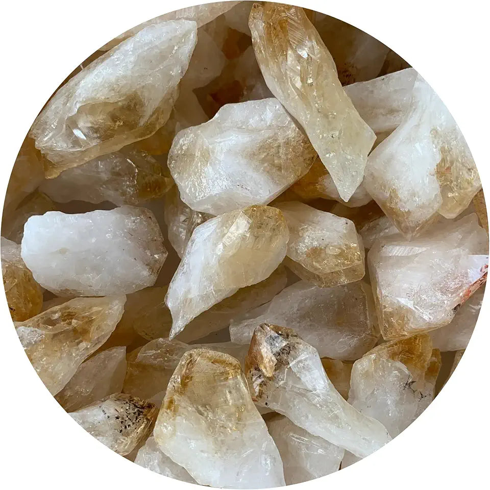 Citrine Points Healing Crystals 1 Pound E309