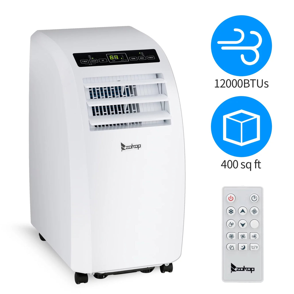 White Portable Air Conditioner Z7124
