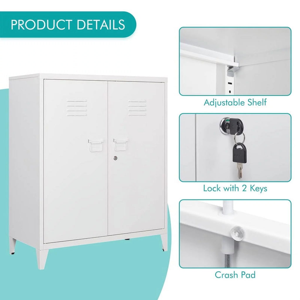 Metal Locker with 2 Doors V4040