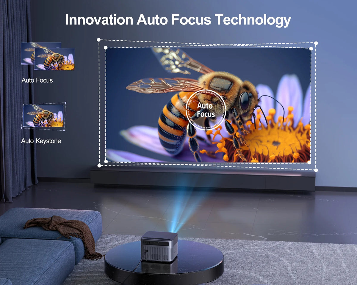 Native 1080P 5G WiFi 6 LCD Projector L57344