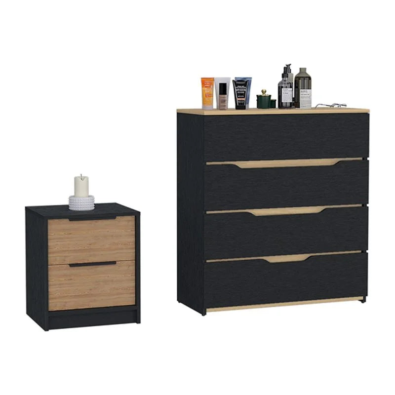 2-Piece Bedroom Set with Nightstand and Dresser M280972