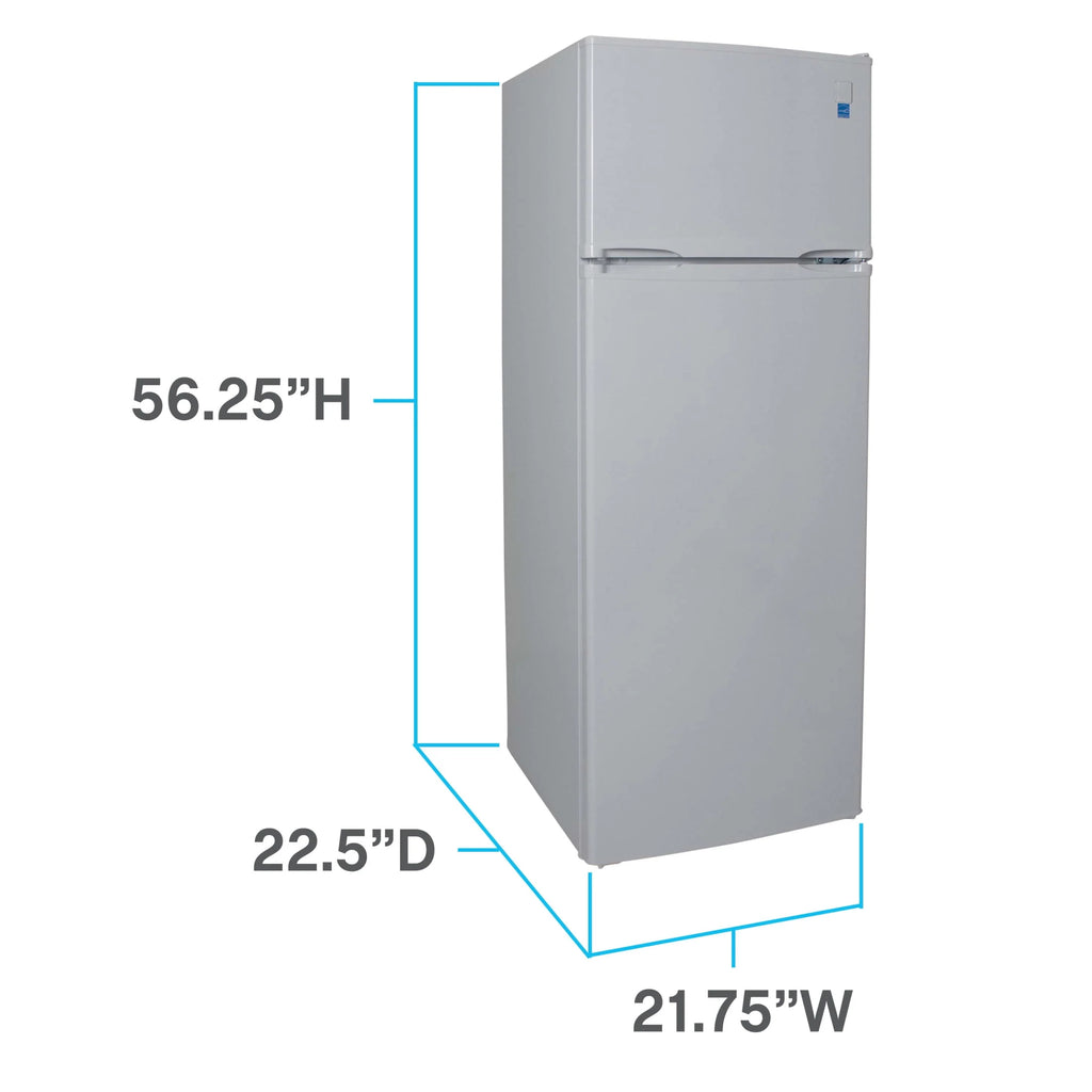 White Top Freezer Refrigerator U694