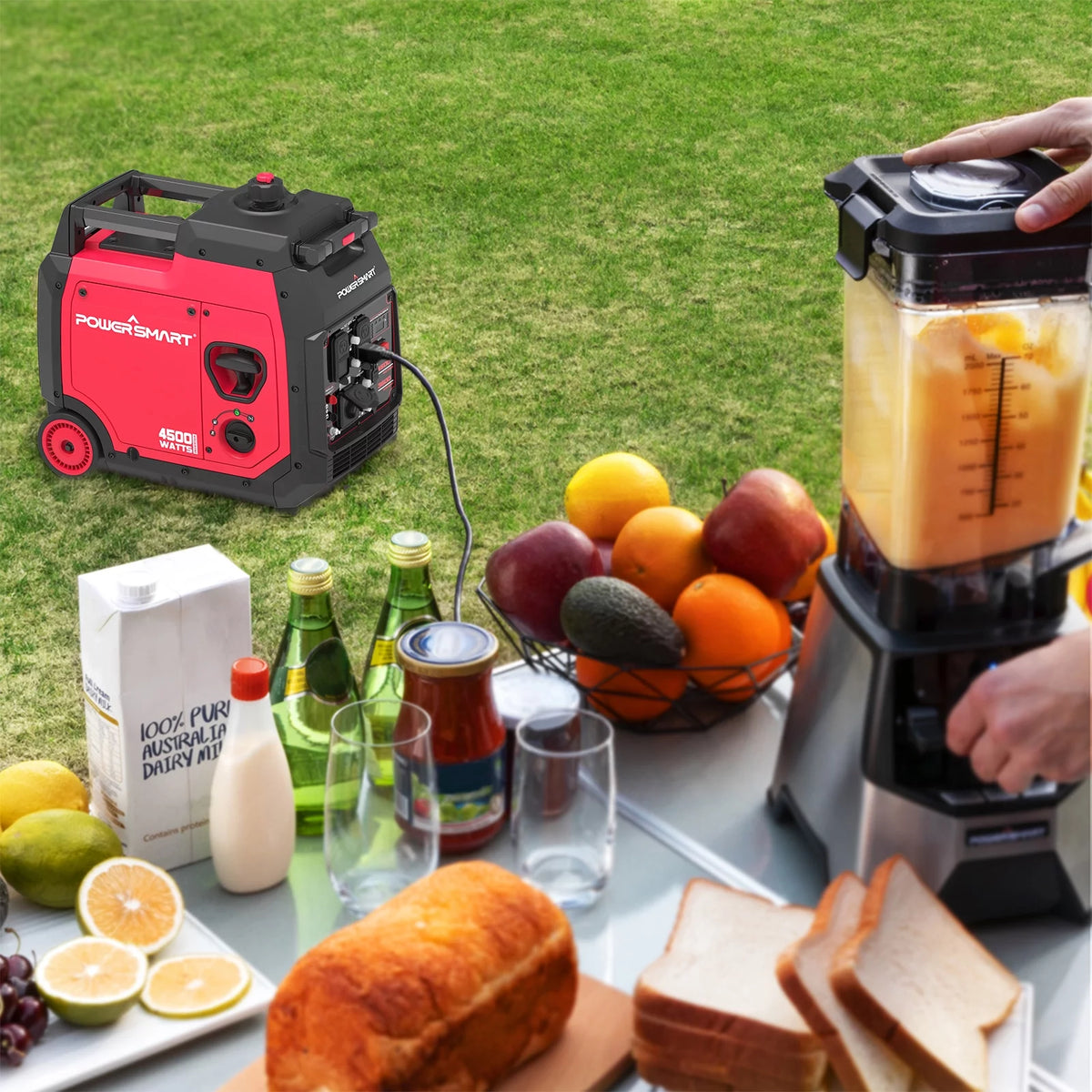 4500 Watt Gas Powered Inverter Generator M53267