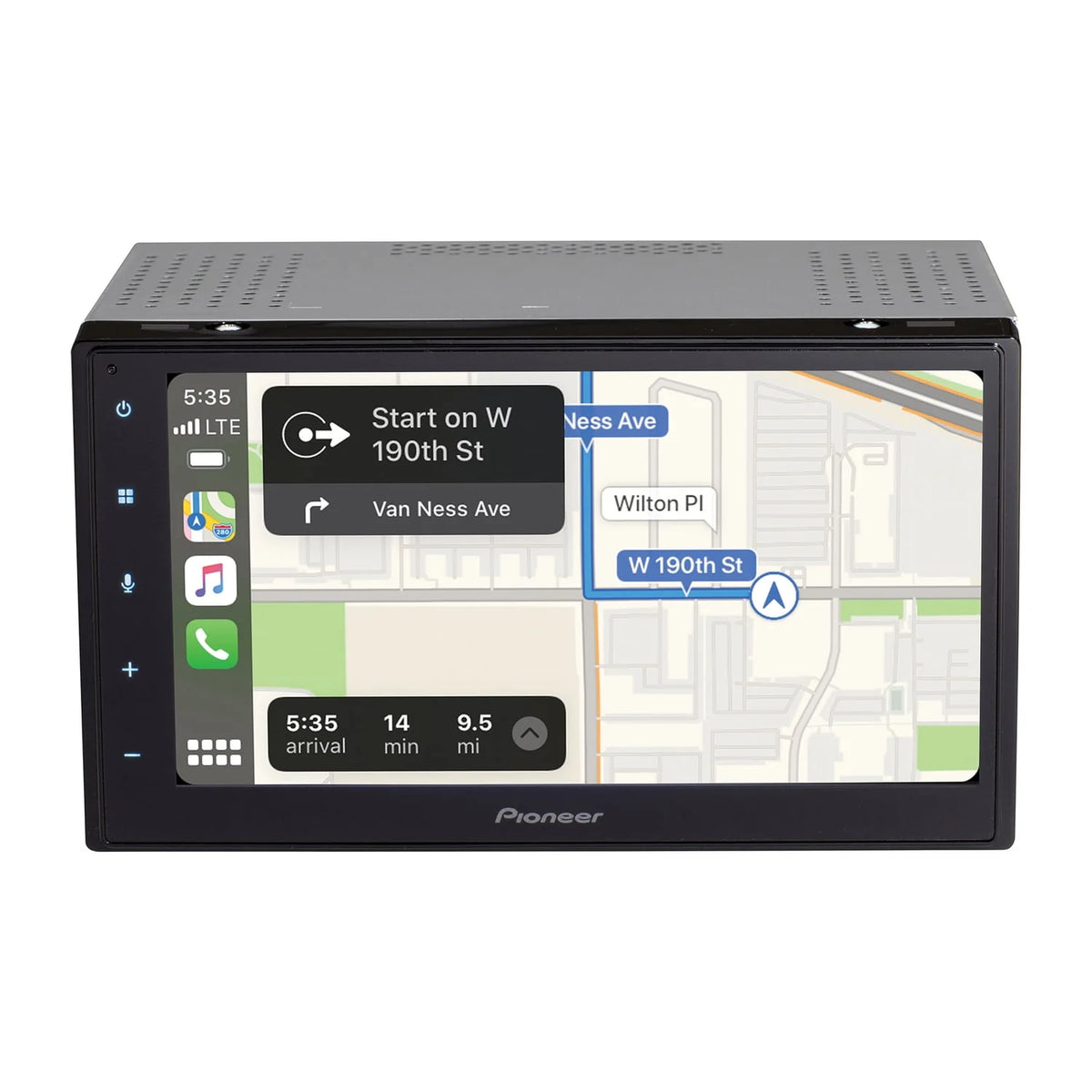 6.8-In. Double-DIN Digital Media Receiver with Touch Screen, Bluetooth, and Apple CarPlay/Android Auto T78975