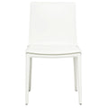 White Leather Dining Chair N5061