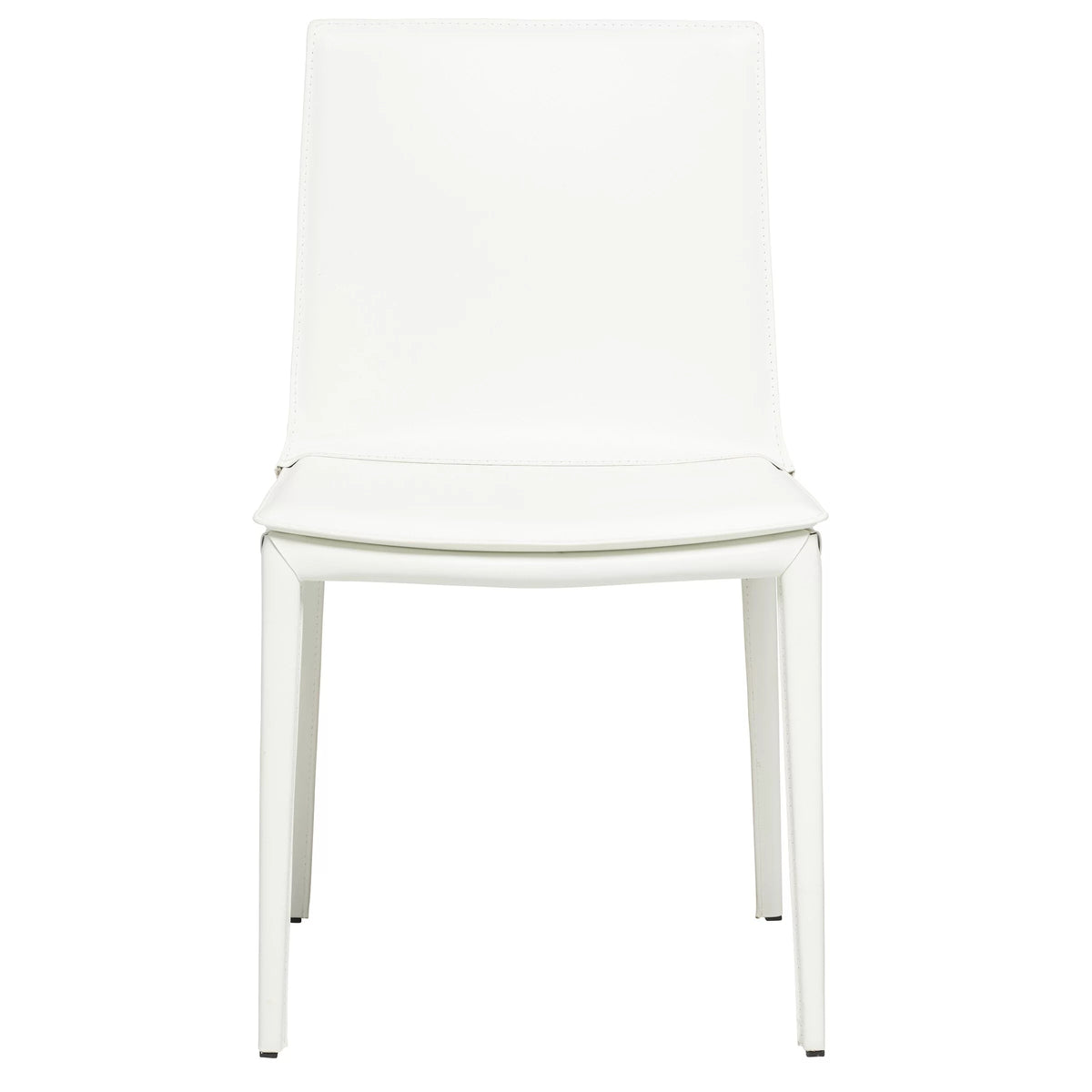 White Leather Dining Chair N5061