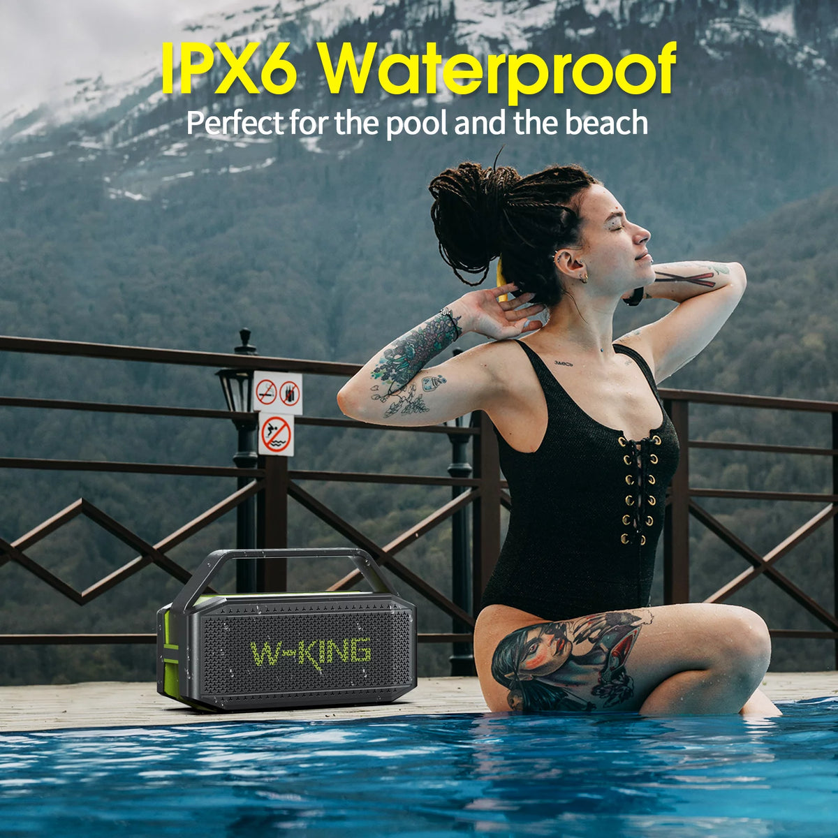 Portable Bluetooth Speaker with Rich Bass J949375