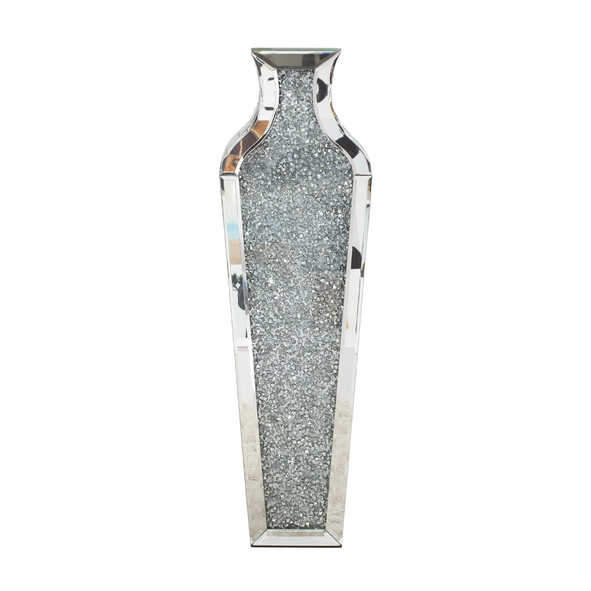 Tall Crushed Diamond Floor Vase P8893