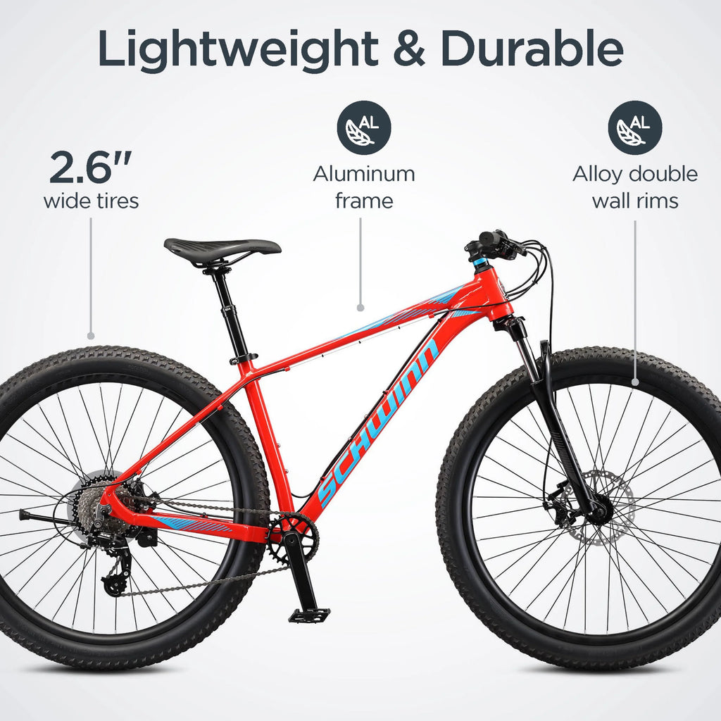 Red Medium 17-Inch Mountain Bike X3879