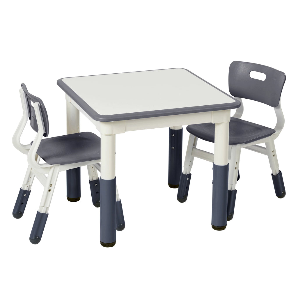 Adjustable Kids Activity Table with 2 Chairs X918485