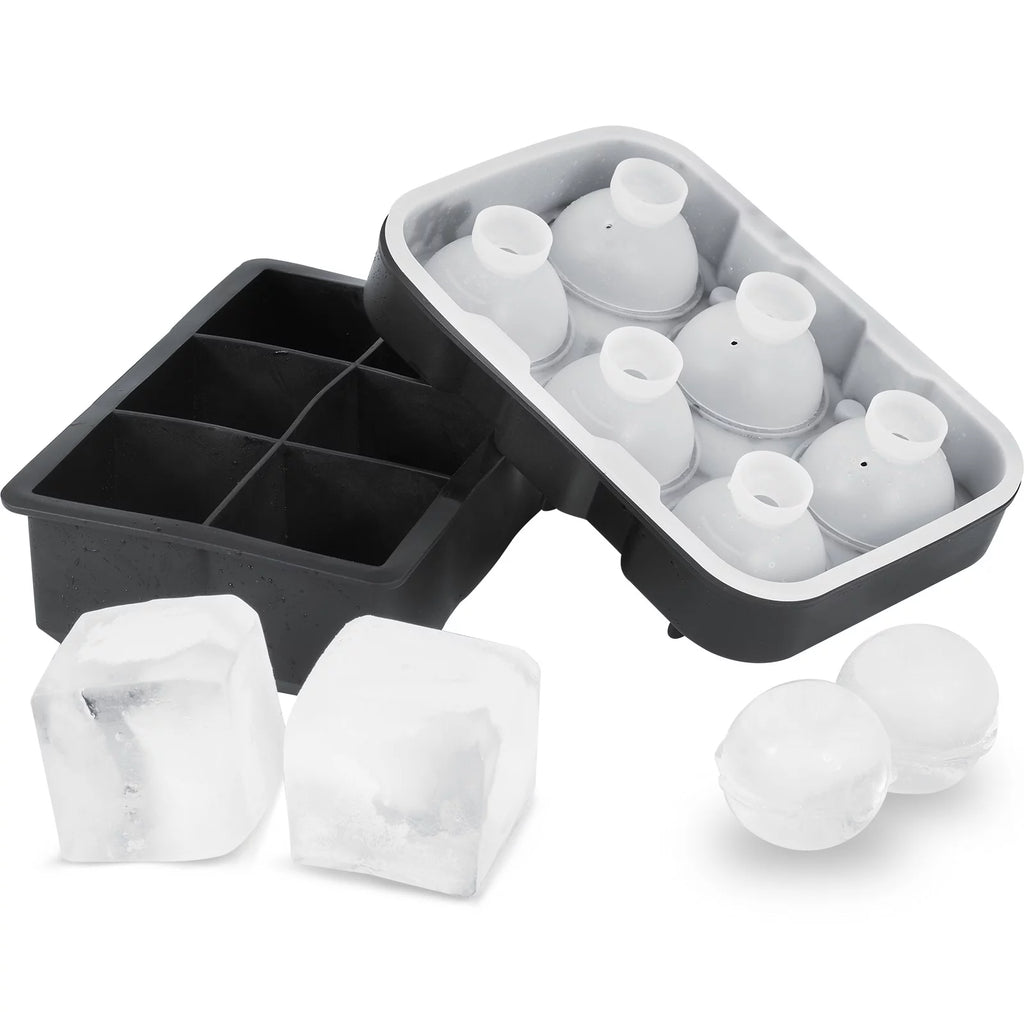 Silicone Ice Cube Tray with Lid 2 Packs X30148