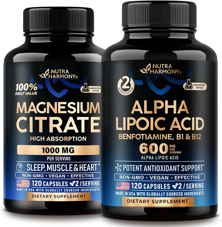 Magnesium Citrate & Alpha Lipoic Acid Capsules U3533