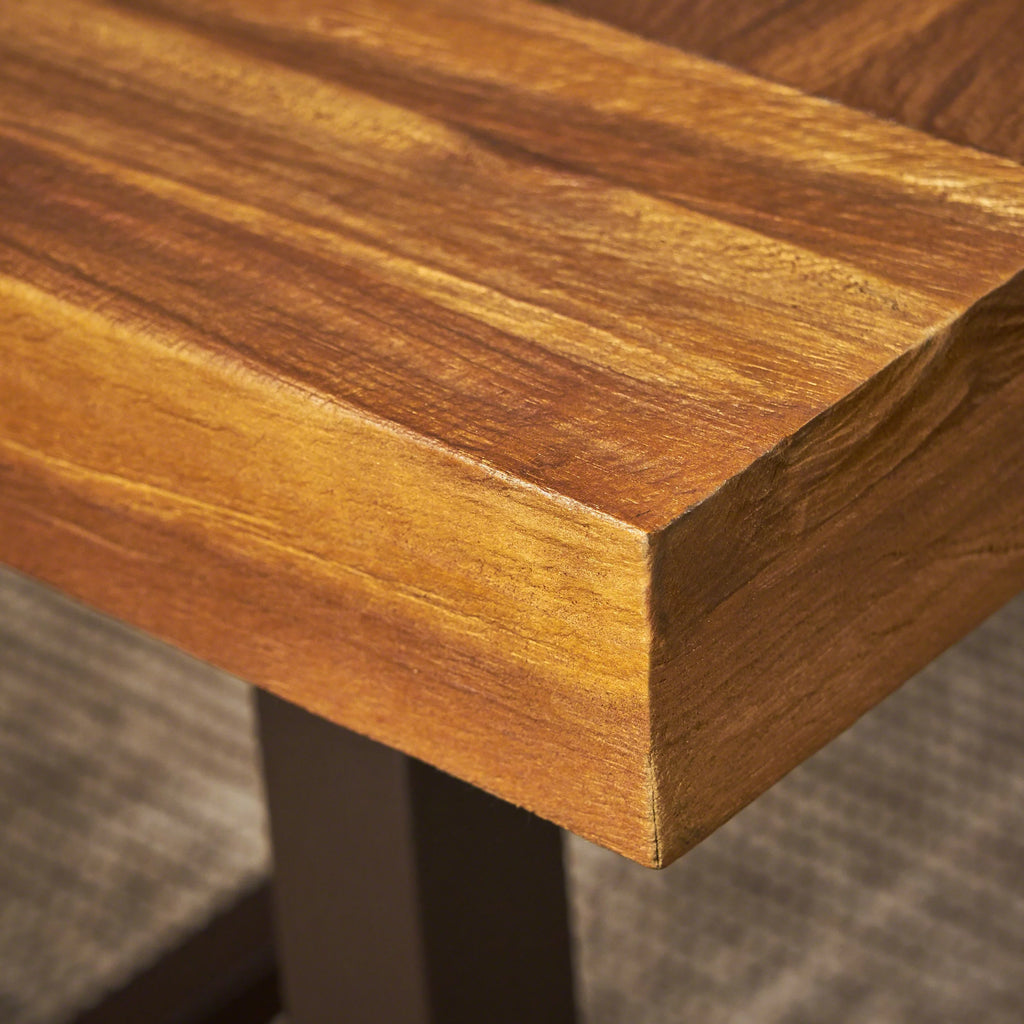 Rustic Acacia Wood Coffee Table X178594
