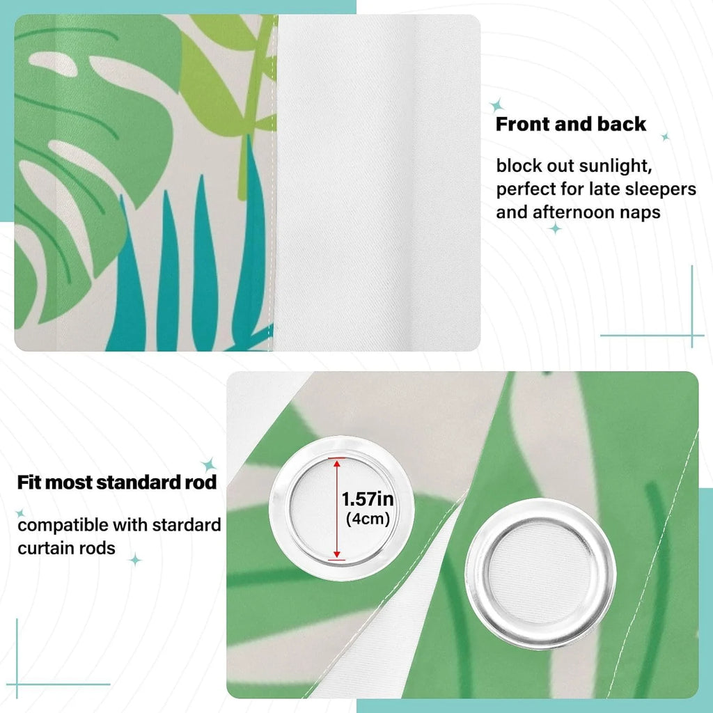Blackout Grommet Curtains 84" Single Panel M703