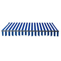 Black Frame Motorized Retractable Patio Awning 12'x10' Q242957