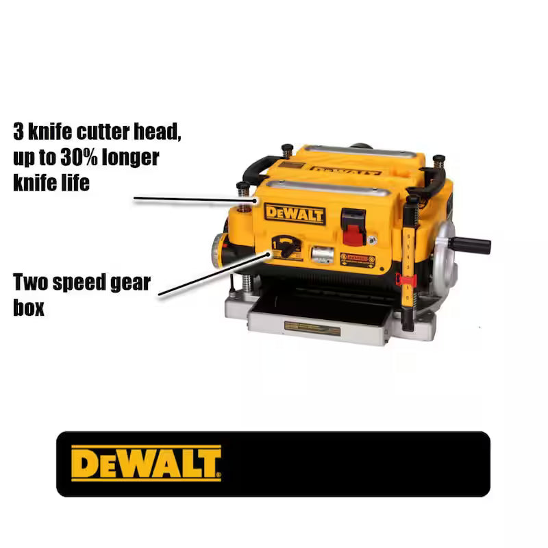 13 in. 15 Amp 2-Speed Bench Planer A42396