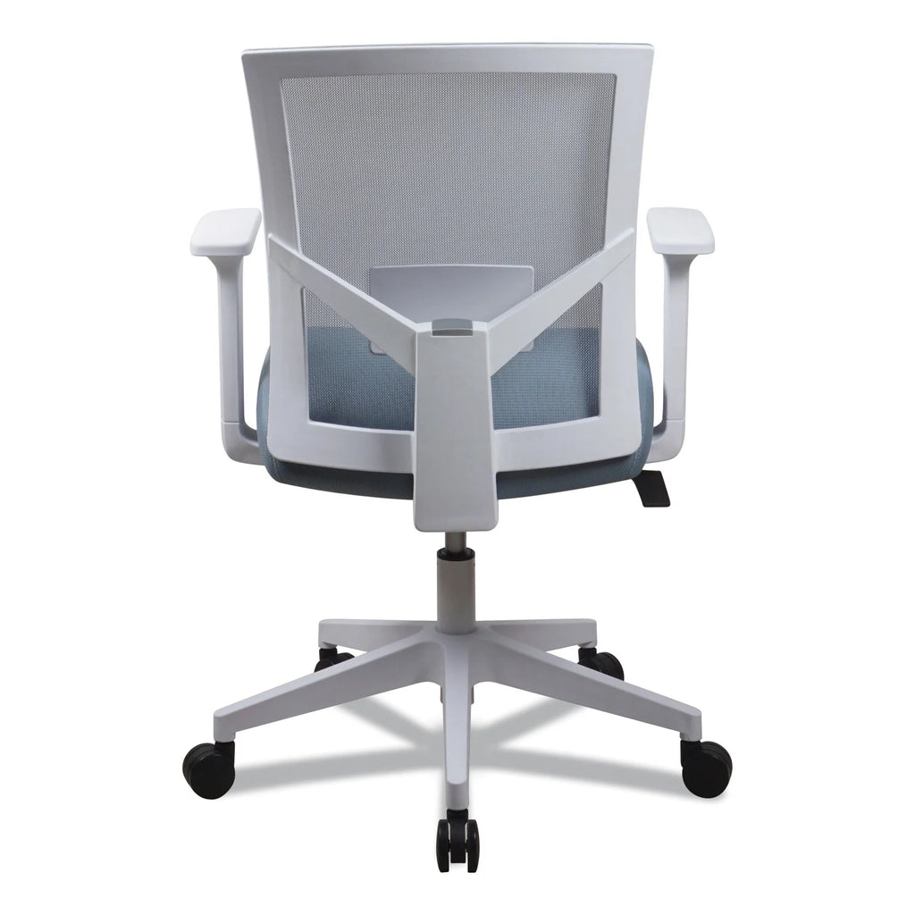 Seafoam Blue Mesh Back Fabric Task Chair H711
