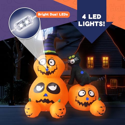 8FT Inflatable Bat Outdoor Decoration with LED Lights H856