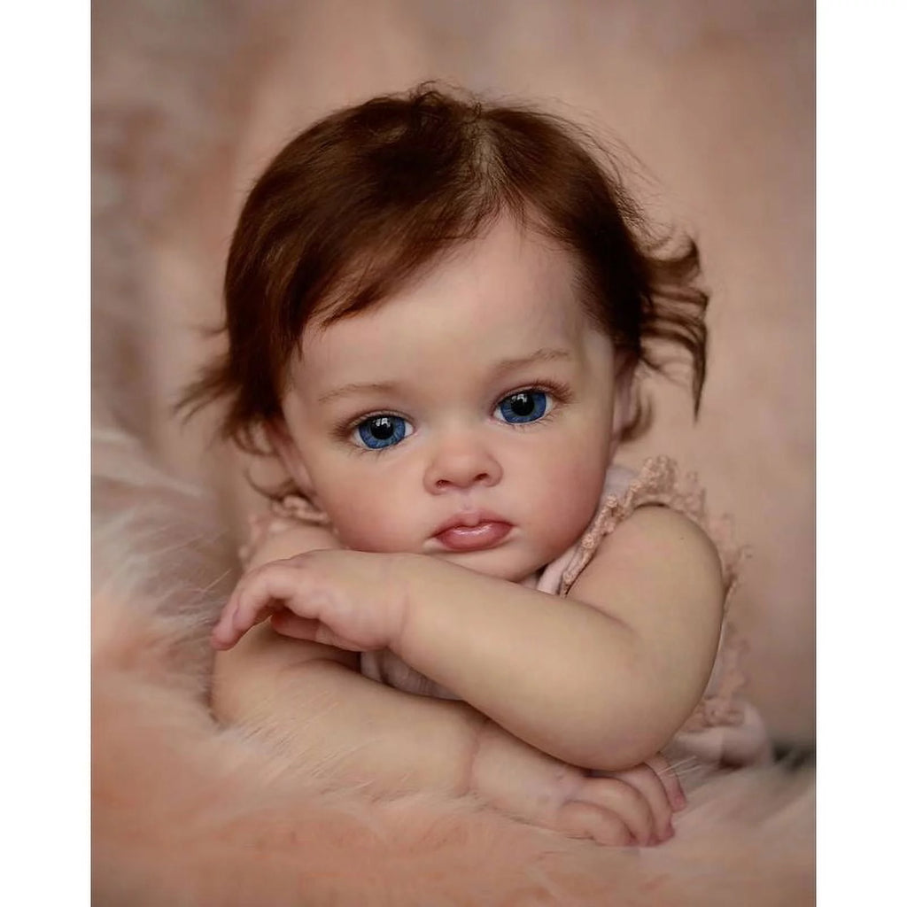 24inch Handmade Painted Reborn Dolls with Rooted Hair O8041