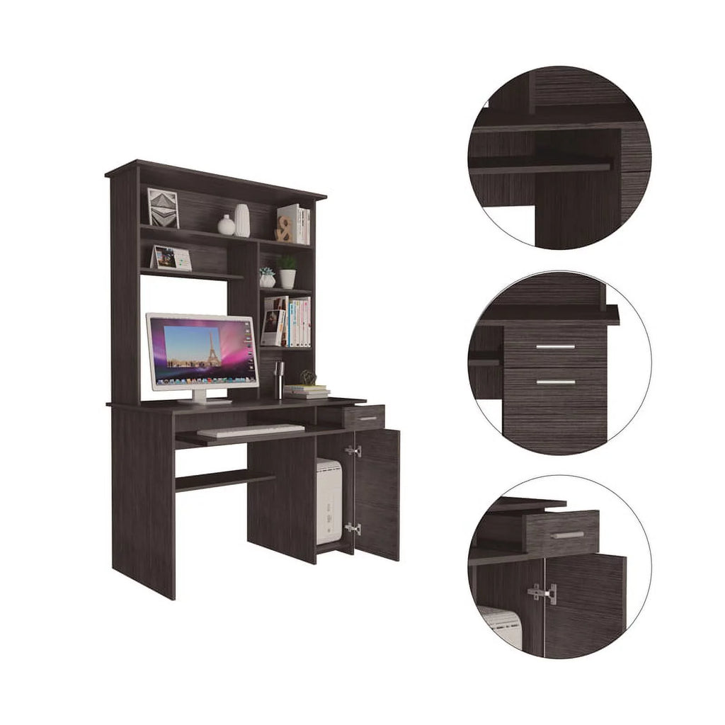 Engineered Wood Desk in Gray S78713