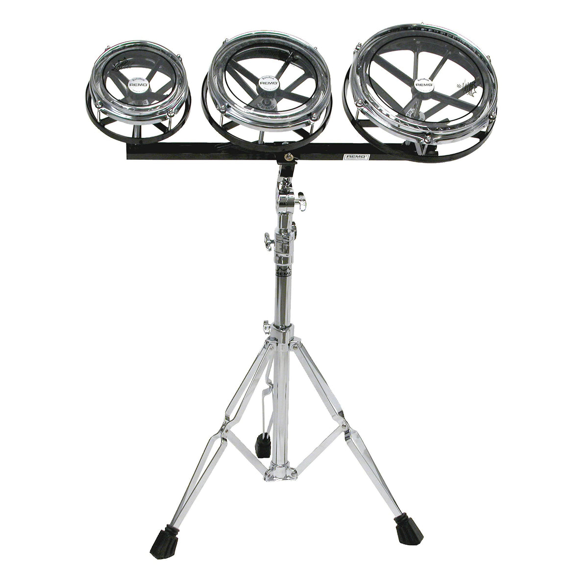 Black Epoxy Rototom Set with Stand and Hardware M15954