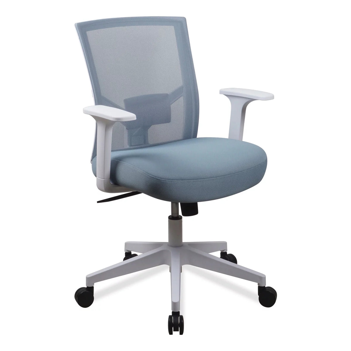 Seafoam Blue Mesh Back Fabric Task Chair H711
