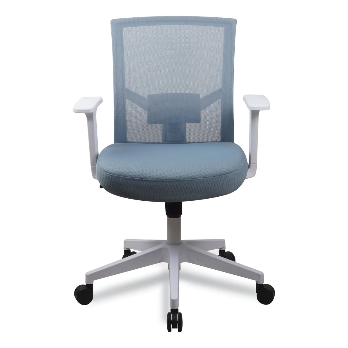 Seafoam Blue Mesh Back Fabric Task Chair H711