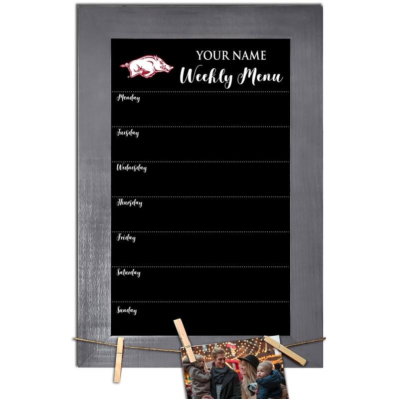 Personalized Team Weekly Chalkboard with Frame V665464
