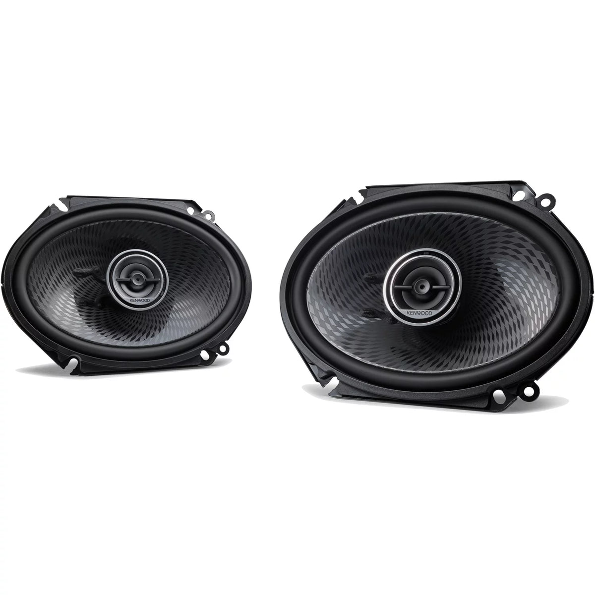 Black 6-in. x 8-In. 2-Way Full-Range Speakers, 2 Pack T817