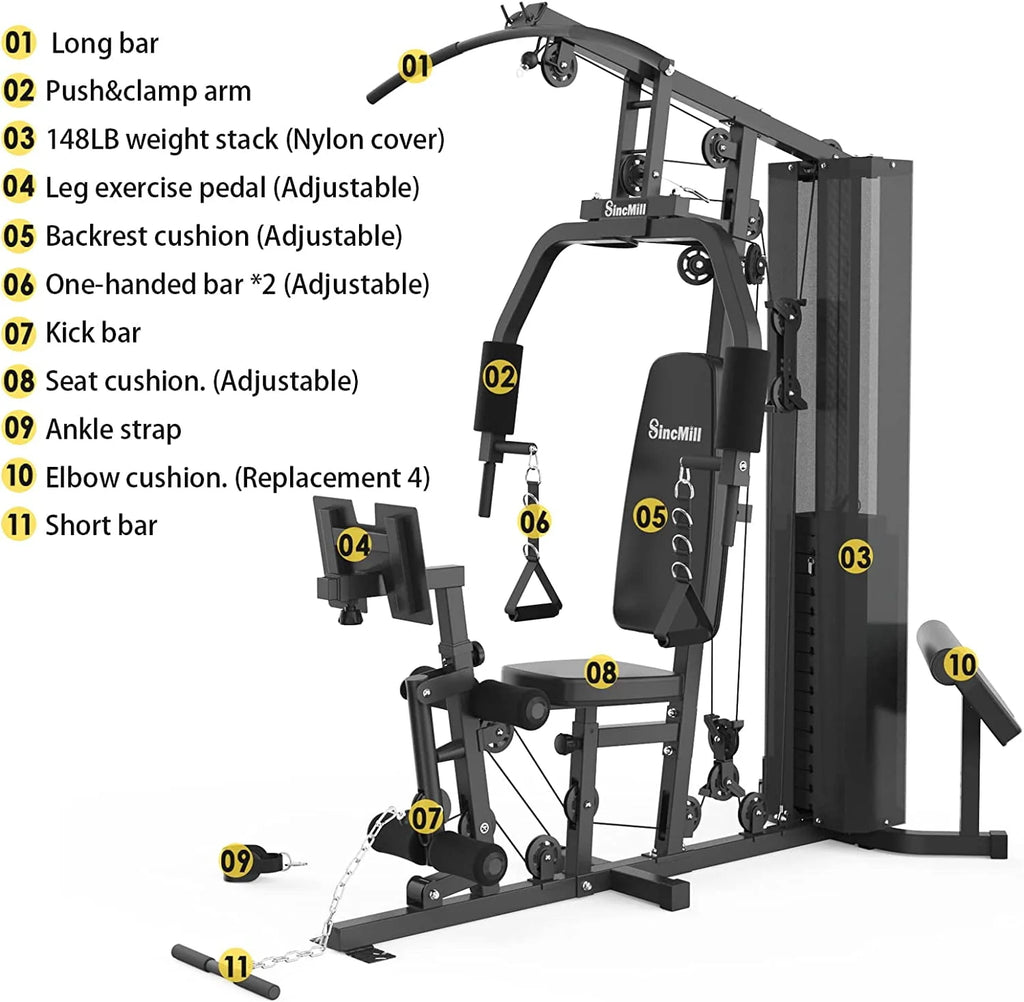 Multifunctional Full Body Home Gym Equipment P899496