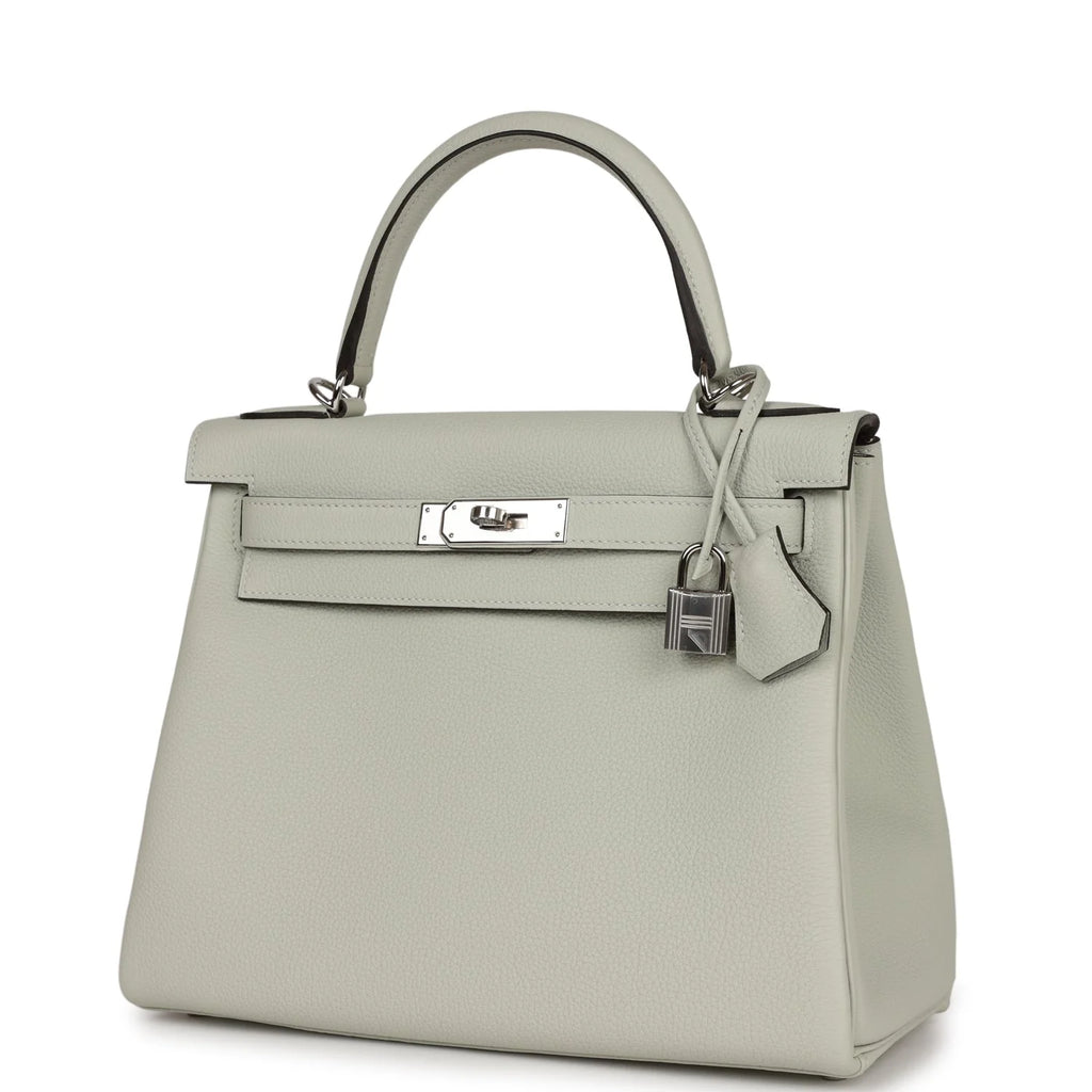 28 Gris Neve Togo Palladium Hardware Handbag S602227