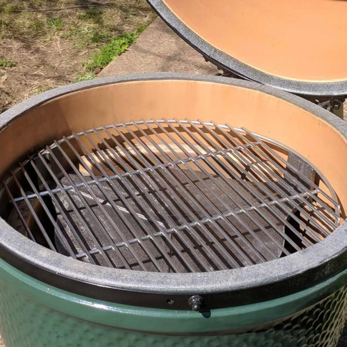 Dual Sided Cast Iron Grill Grate and Cast Iron Plate Setter Q350
