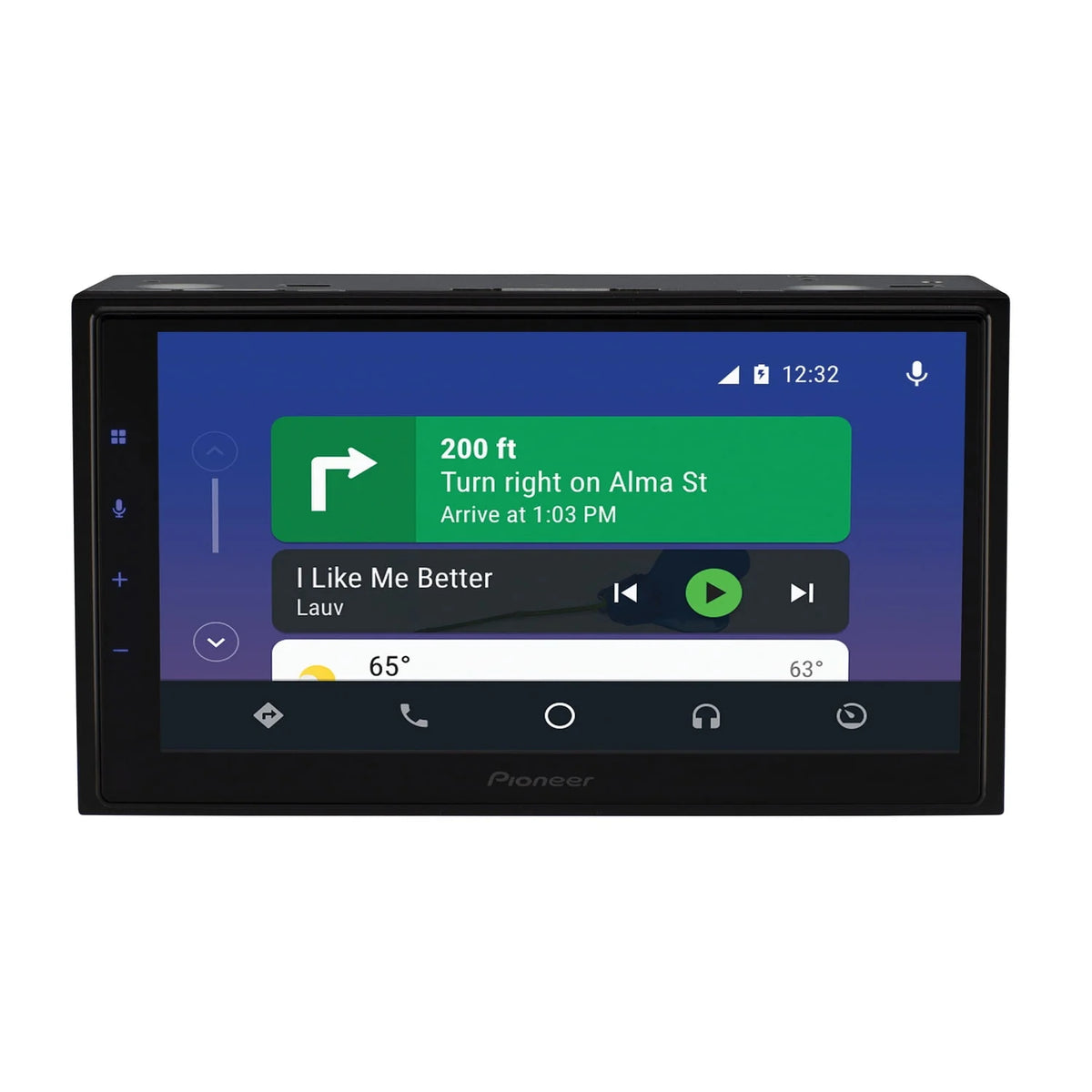 6.8-In. Double-DIN Digital Media Receiver with Touch Screen U9467