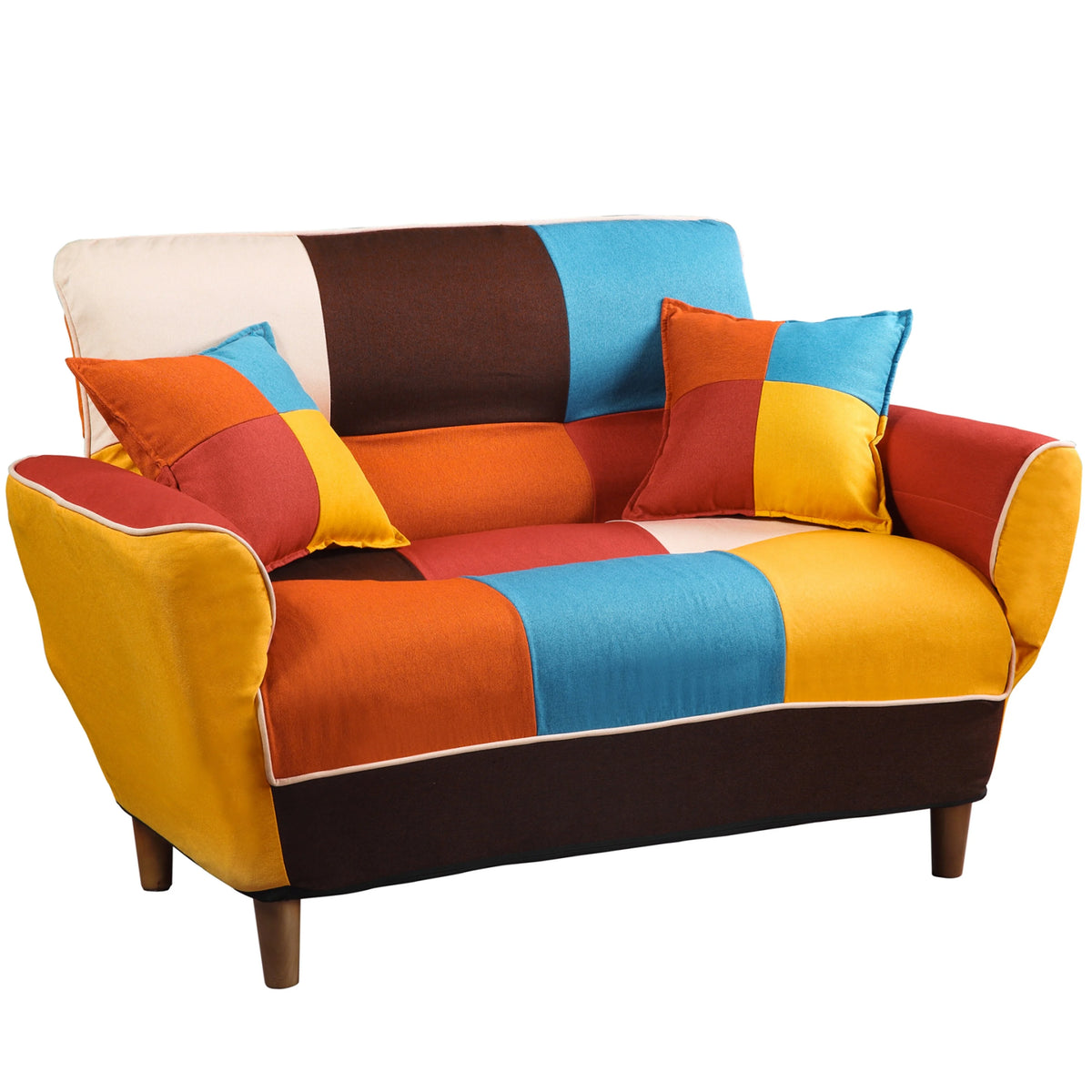 Colorful Loveseat Sofa U845